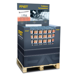 Trallskruv 55/75 A2 Hpl        Fast
