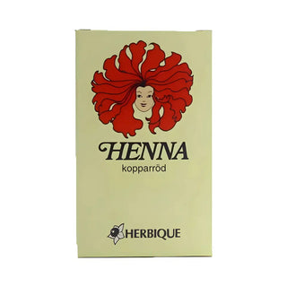 Herbique Henna pulver kopparröd - 125g apelsin