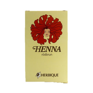 Herbique Henna pulver rödbrun - 125g
