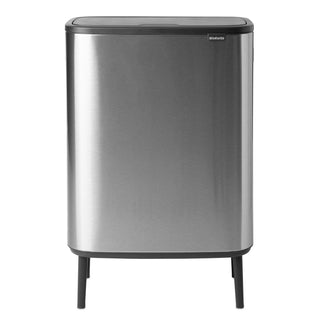 Brabantia Bo Touch Bin Med Ben Mattborstat Stål Fingerprint Proof - 2x30L