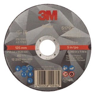 KAPSKIVA SILVER T41 125X1,6X22,23 - 3M