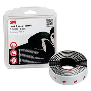 3M Kardborreband Svart 25mmx1,25m | CleanNest - 3M | CleanNest