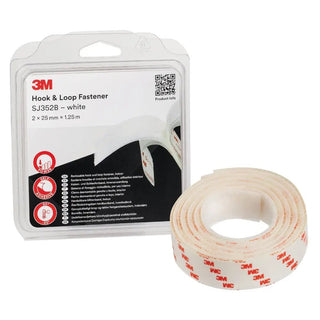 3M Kardborreband Vit 25mmx1,25m | CleanNest - 3M | CleanNest