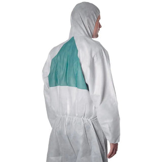 KORTTIDSOVERALL 4520 VIT/GRÖN XXL - 3M