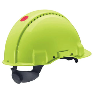 3M Skyddshjälm G3000 Uvicator Neongrön | CleanNest - 3M | CleanNest