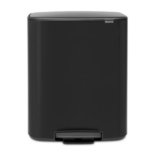 Brabantia Bo Pedal Bin Matt Svart - 60L gyllene i rostfritt-stal