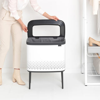 Brabantia Bo Tvättkorg Vit - 60L