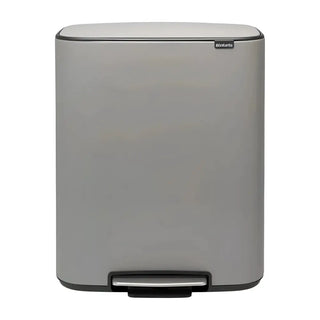 Brabantia Bo Pedal Bin Mineral Concrete Grey - 60L gyllene i rostfritt-stal