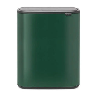Brabantia Bo Touch Bin Pine Green - 60L gyllene i rostfritt-stal