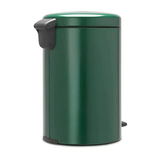 Darkgrön Brabantia Ny Ikon pedalhink i slitstarkt material med svart fotpedal och handtag