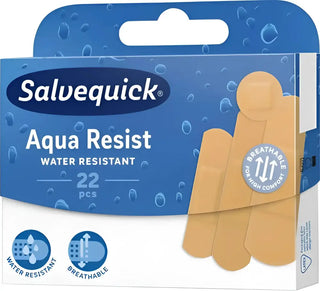 Salvequick Plåster Aqua Resist Mix - 22p i bomull