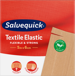 Salvequick Plåster Textil Längd - 5m
