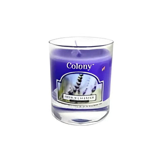 Doftljus i glas French Lavender lila från Colony