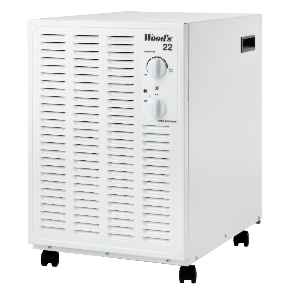 Woods SW-22FW avfuktare källare 60m2 SMF-filter 6 års garanti i-EcoDefrost