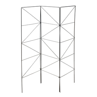 SPALJE 3-DEL SVART MET 112X140CM - NYBY