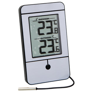 TERMOMETER IN/UT MIN/MAX ALU 219 - VIKING