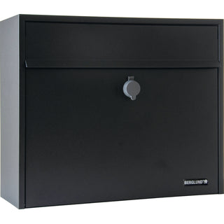 POSTLÅDA SL93 SVART LÅSBAR - BERGLUND