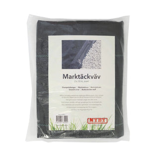 MARKTÄCKVÄV 2X10M SVART - NYBY