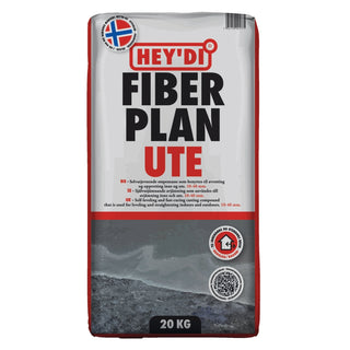AVJÄMNING FIBERPLAN UTE 20KG - HEYDI