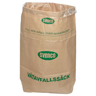 PAPPERSSÄCK 125L 2BL PA/PL 25ST/BNT - SVENCO
