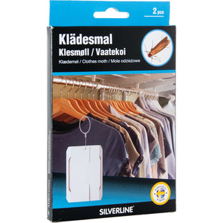 KLÄDESMALSFÄLLA 2-PACK - SILVERLINE