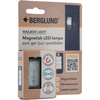 BREVLÅDELAMPA LED MED SENSOR - BERGLUND