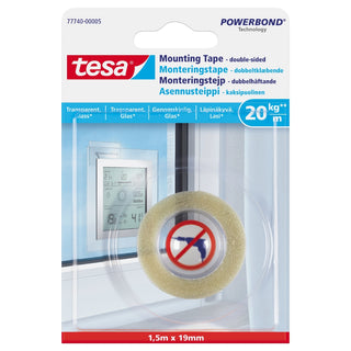 MONT.TEJP TRANSP 1,5MX19MM 20KG - TESA