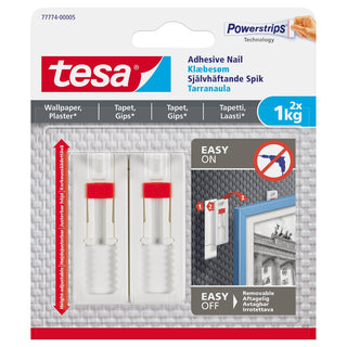 SJÄLVHÄFT SPIK JUSTB TAPET 2ST 1KG - TESA