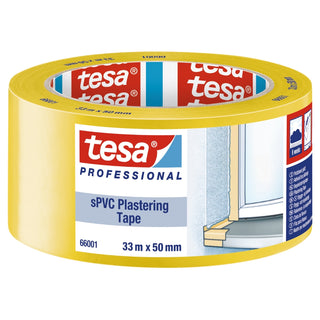 BYGGTEJP SPVC 66001 GUL 33MX50MM - TESA