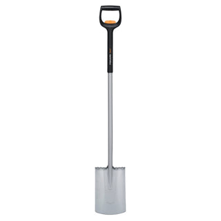 Fiskars - Trädgårdsspade Halvrund Teleskopisk Xact