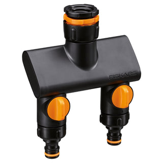Fiskars Comfort Dubbel Krankoppling på/av