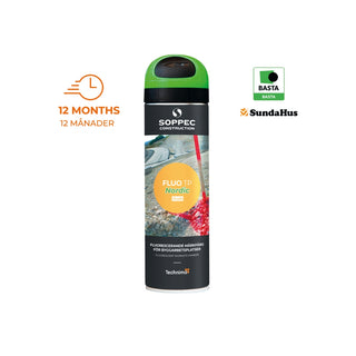 MARKERINGSFÄRG FLUO TP GRÖN 500ML - SOPPEC