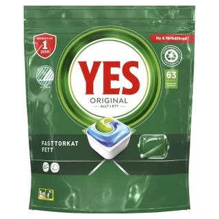 Yes - Maskindisktabletter All in One Original 63-Pack