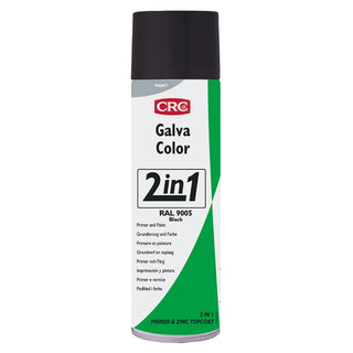 SPRAYFÄRG GALVACOLOR SVART 500ML - CRC