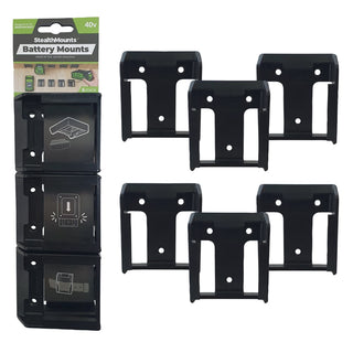 BATTERIHÅLLARE GREENWORKS 40V 6ST - STEALTHMOU