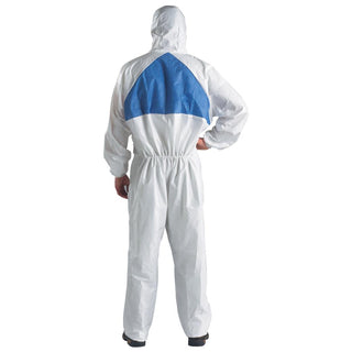 KORTTIDSOVERALL 4540 VIT/BLÅ XL - 3M