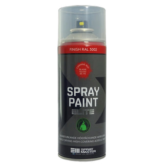 SPRAYFÄRG ELITE RÖD RAL3002 BLANK - SPRAYMAST