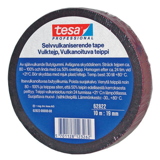 VULKTEJP 19MMX10M SVART        TESA - TESA