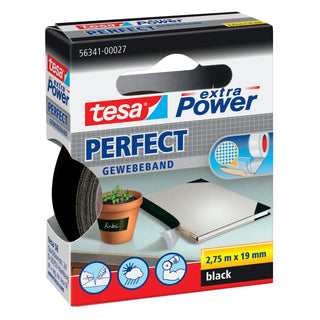 VÄVTEJP POWER 19MMX2,75M SVART - TESA