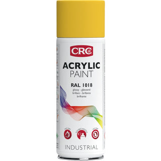 SPRAYFÄRG AKRYL RAL 1018 GUL ZINK - CRC
