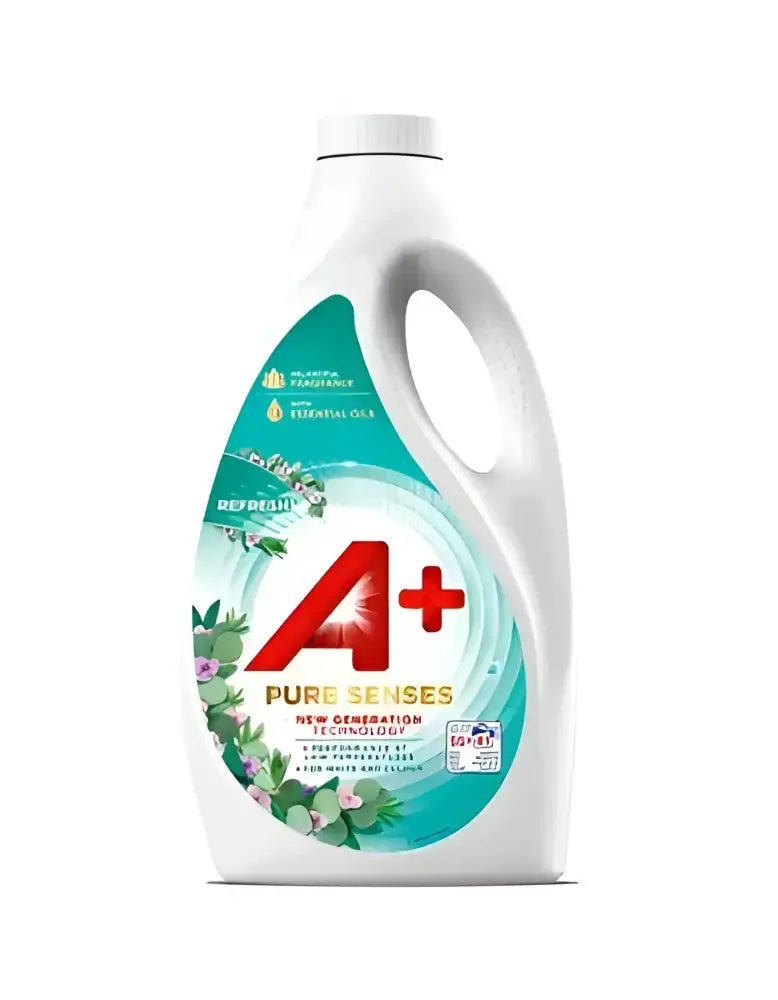 A+ - Pure Senses Refresh Flytande Tvättmedel - 2475ml
