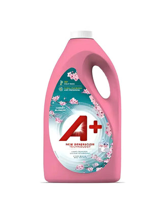 A+ Flytande Tvättmedel Cherry Blossom - 3180ml vitt