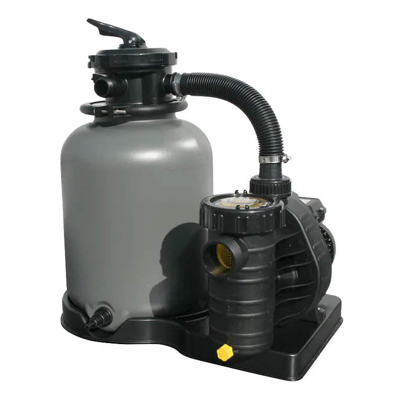Sandfilteranläggning S pool Ø330mm pump 6 m³/h melanstor pool upp till 30 kubikmeter