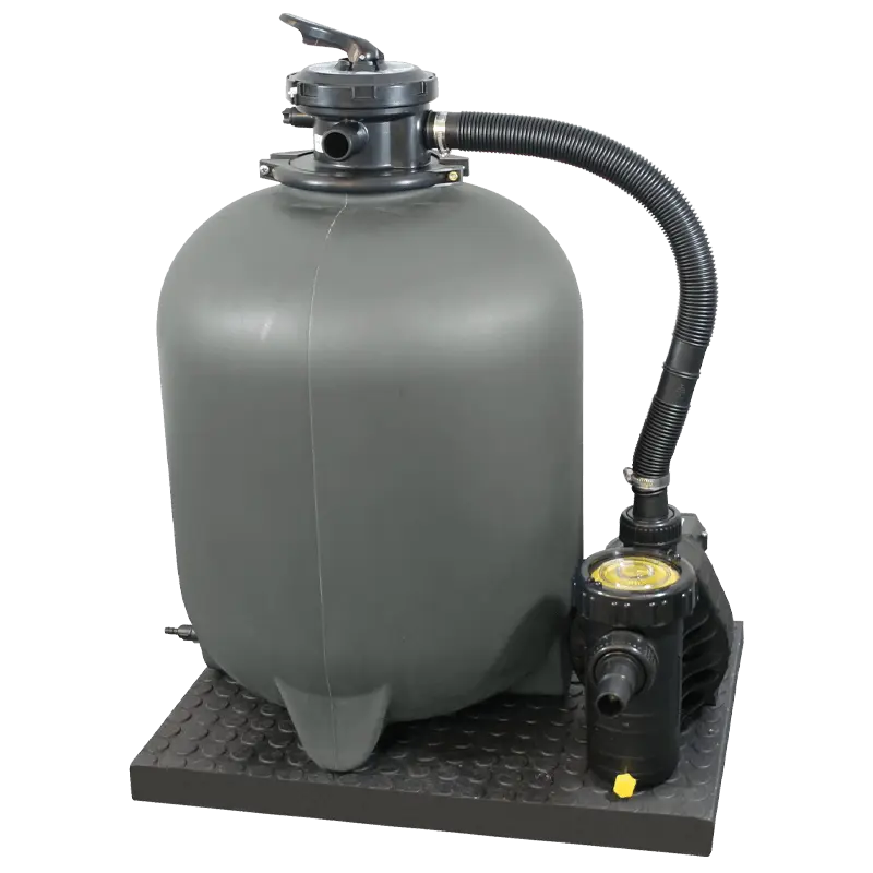 Sandfilteranläggning XL pool Ø500mm pump 11 m³/h mycket stor pool upp till 50 kubikmeter