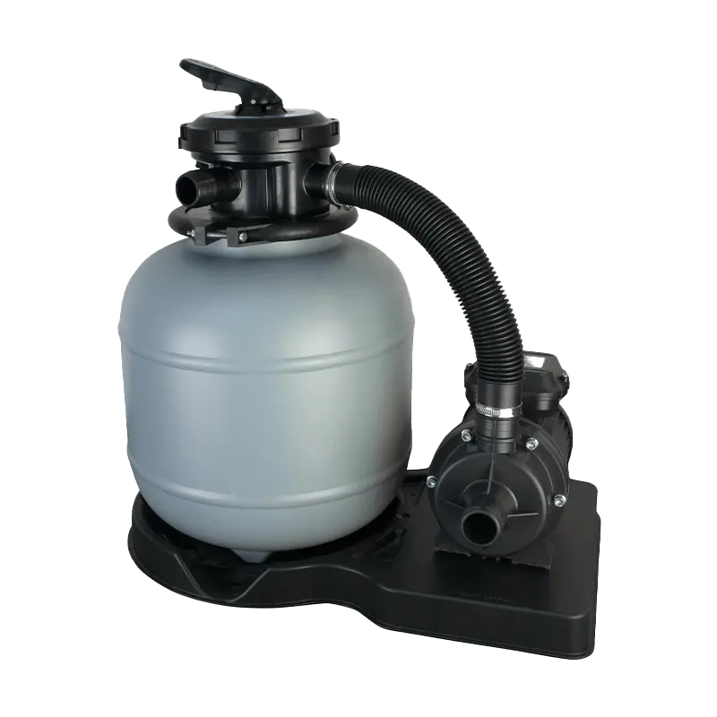 Sandfilteranläggning XS pool Ø300mm pump 4 m³/h liten pool upp till 20 kubikmeter