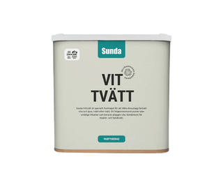 Sunda - Vittvätt Pulver - 260 Tvättar - Effektiv och Miljövänlig Rengöring