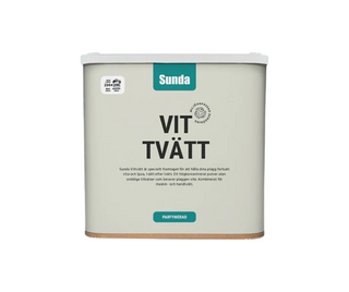 Sunda Vittvätt Pulver - 442Tvättar - Effektiv och Miljövänlig Rengöring - CleanNest
