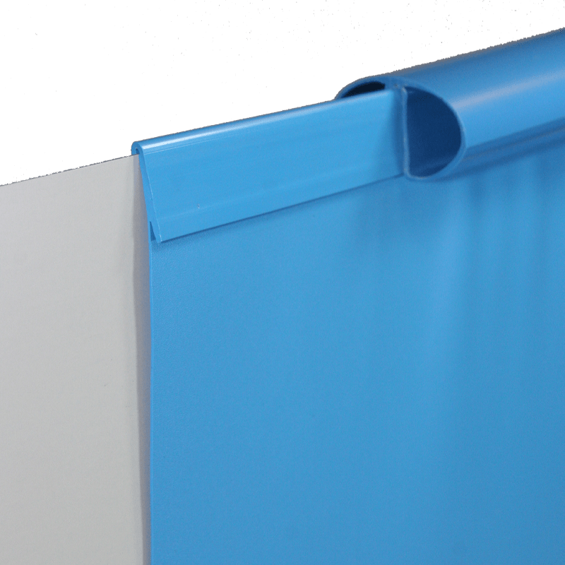 Poolliner rund Ø 300 cm H 120 cm 0.3mm överlapp blå ovanmarkspool byte