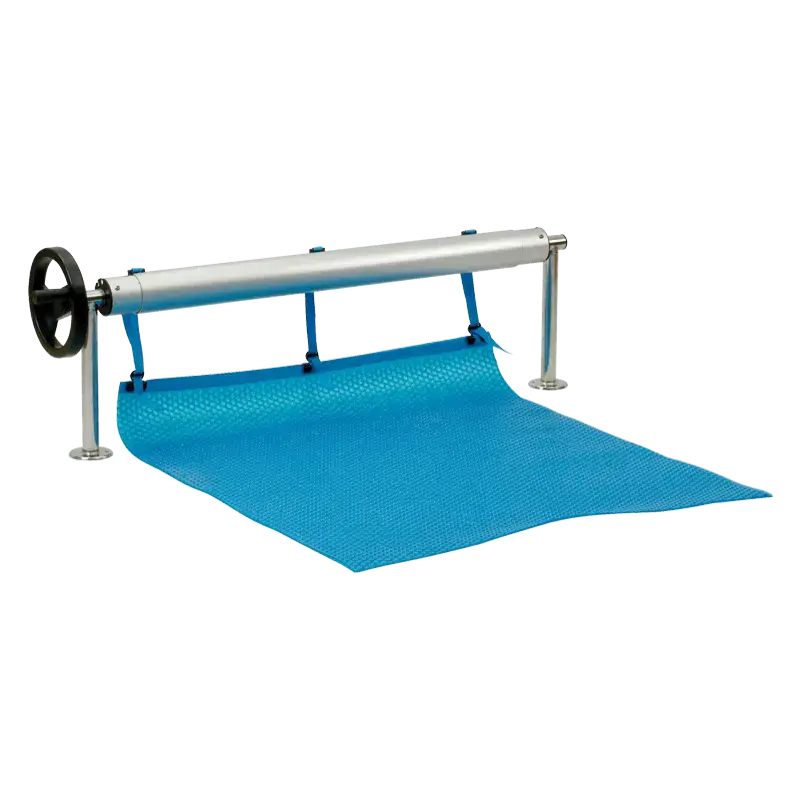 Planet Pool upprullningsenhet fast 370-540 cm pool permanent montering aluminium