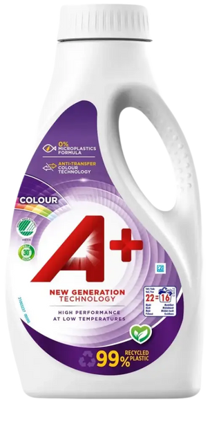 A+ Colour Flytande Tvättmedel - 880ml - CleanNest